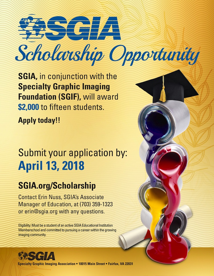 SGIA Scholarship Opportunity