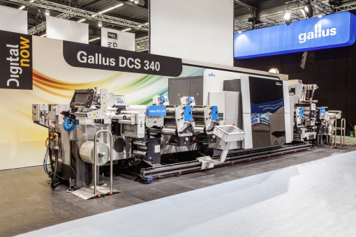 The Gallus DCS 340, which integrates digital and flexo technology, was officially released at Labelexpo 2015.