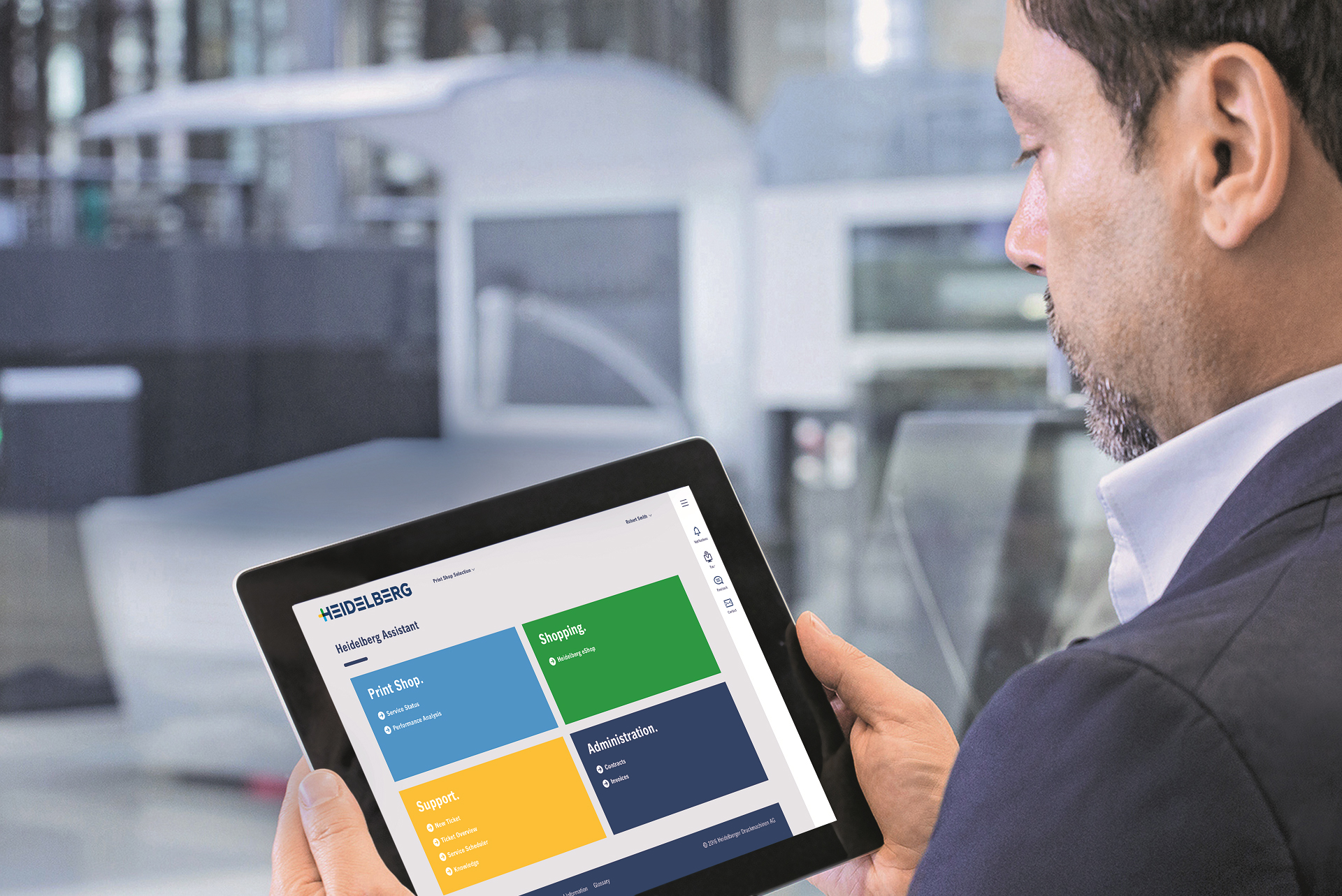 1 assist. Цифровой контроль. Интеллектуальный контроль. Heidelberg. Digital Assistant