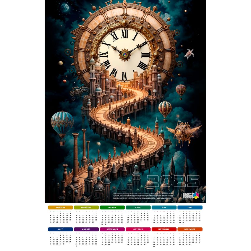 Color Logic Calendar Showcases Stunning Embellishments