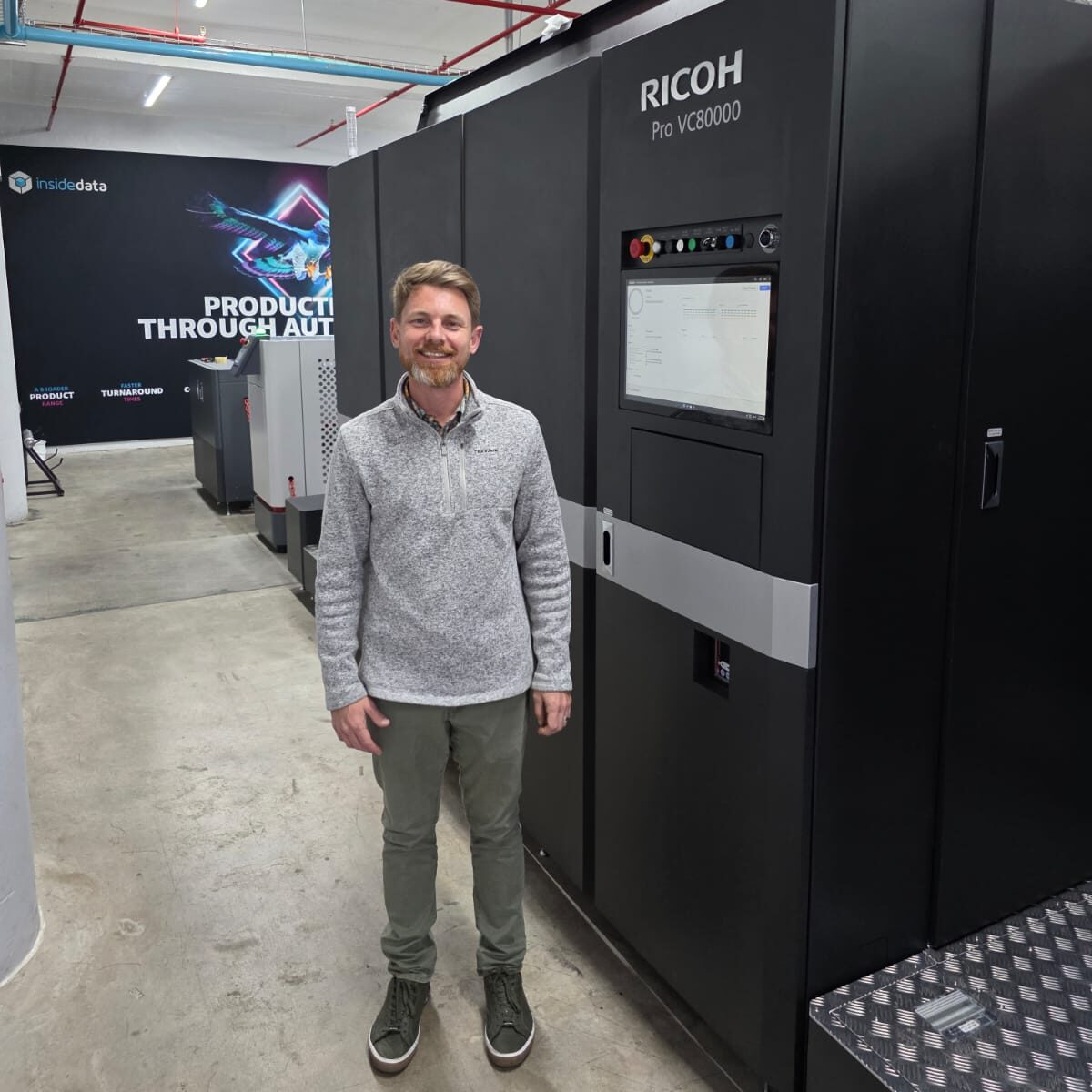 InsideData is First Company in Africa to Install Ricoh Pro VC80000